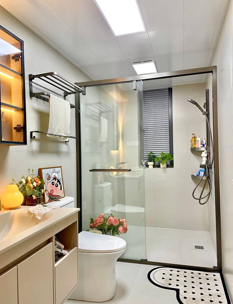 trang trí nhà vệ sinh nhỏ đẹp