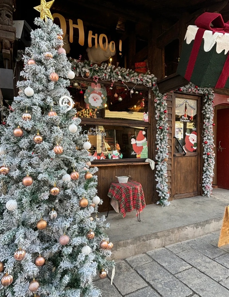 trang trí noel cho cửa hàng 16