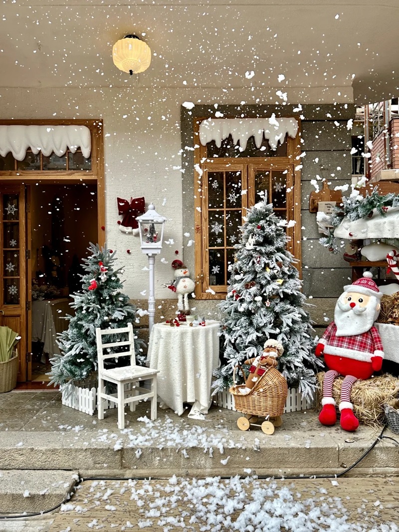 trang trí noel cho cửa hàng 28