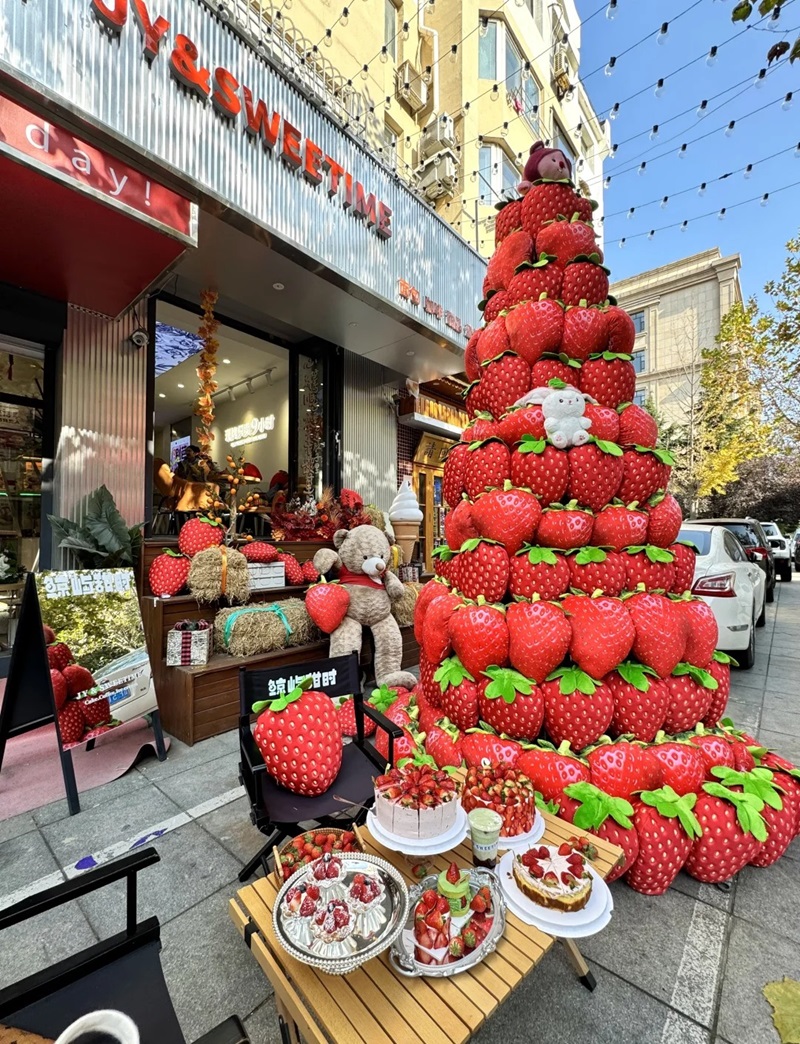 trang trí noel cho cửa hàng 34