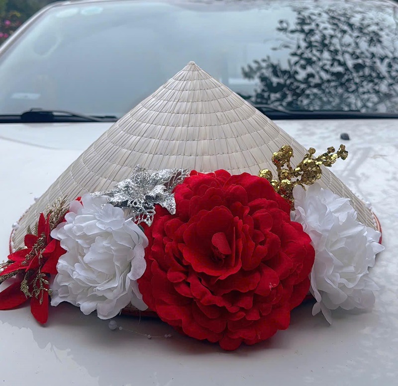 trang trí nón lá 16