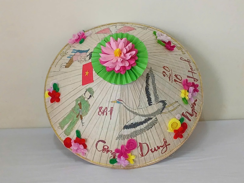 trang trí nón lá 20