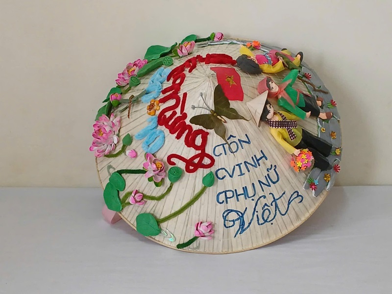 trang trí nón lá 21