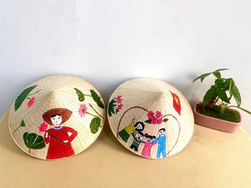 trang trí nón lá 24