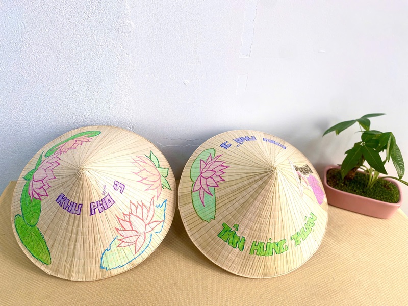 trang trí nón lá 31