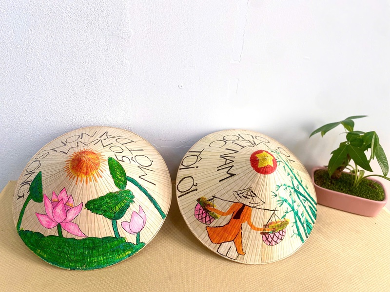 trang trí nón lá 32