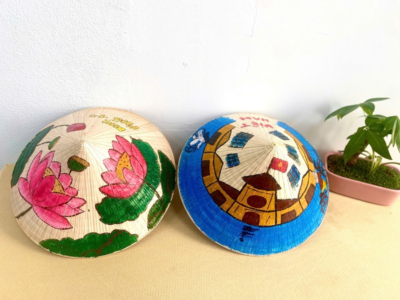 trang trí nón lá 34