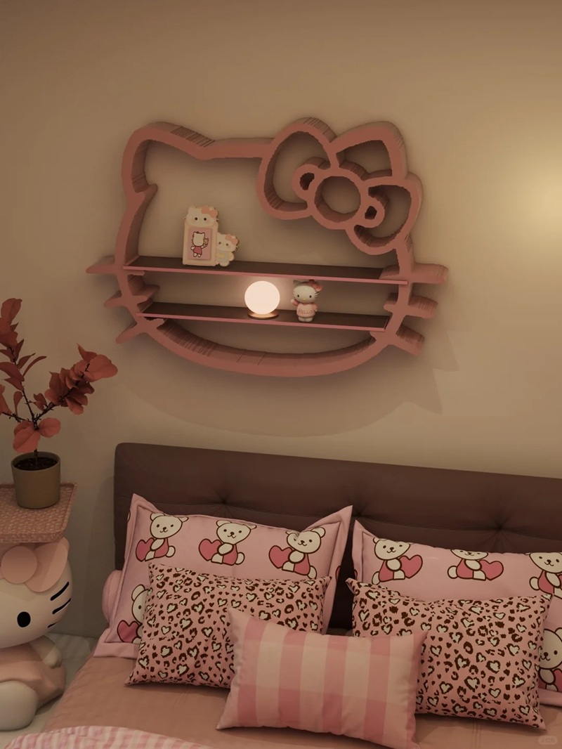 trang trí phòng hello kitty 7