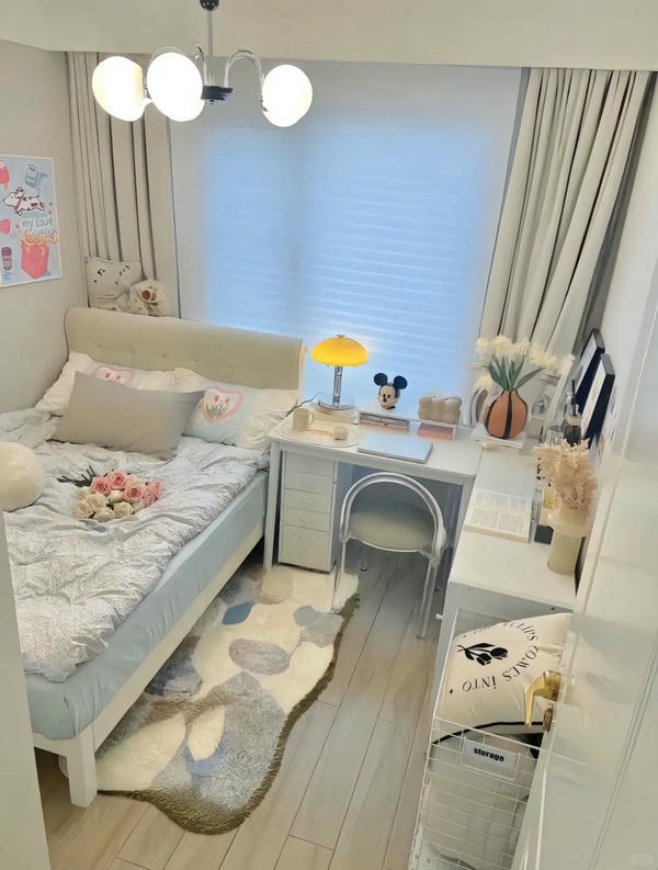 trang trí phòng ngủ nhỏ cho nữ 16
