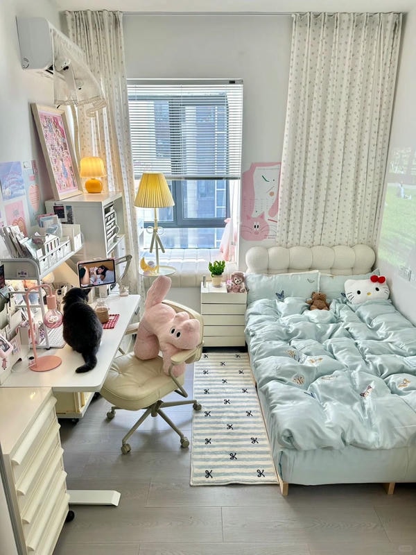 trang trí phòng ngủ nhỏ cho nữ 22