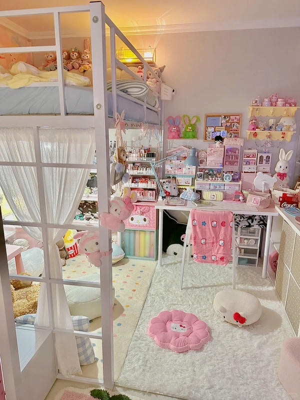 trang trí phòng ngủ nhỏ cho nữ 26