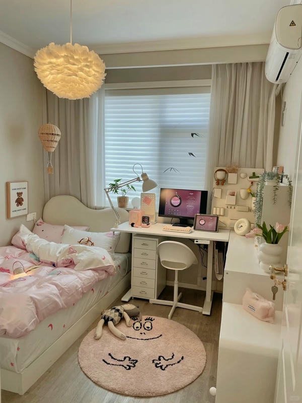 trang trí phòng ngủ nhỏ cho nữ 3