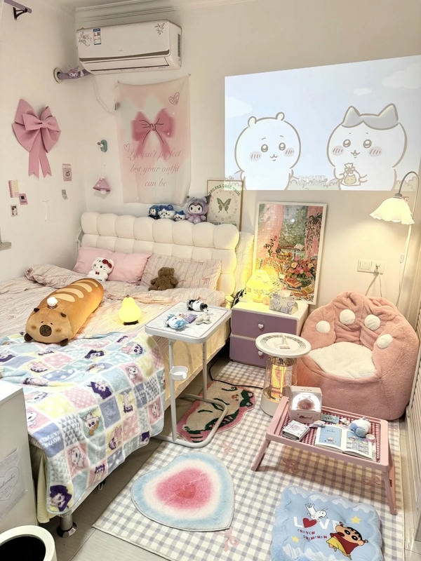 trang trí phòng ngủ nhỏ cho nữ 32