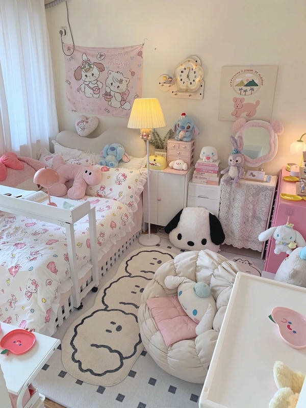 trang trí phòng ngủ nhỏ cho nữ 33