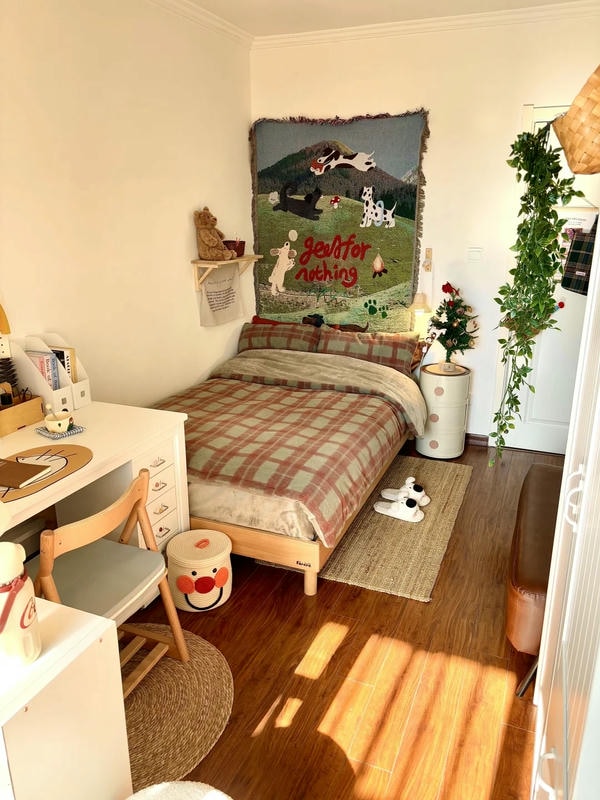 trang trí phòng ngủ nhỏ cho nữ 7