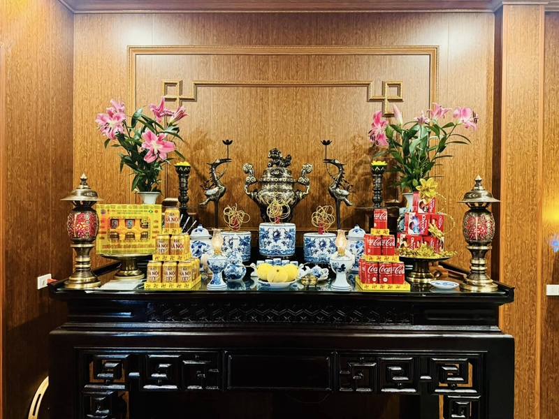 trang trí phòng thờ đẹp