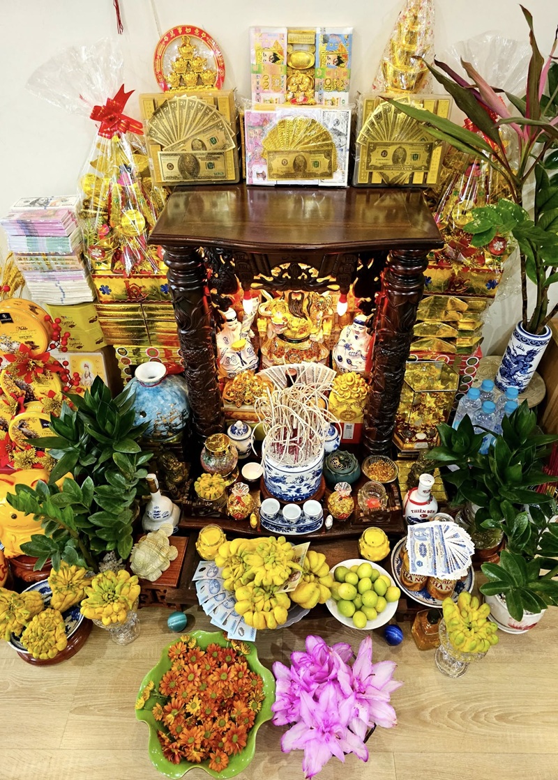 trang trí phòng thờ 12