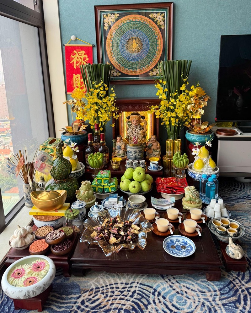 trang trí phòng thờ 17