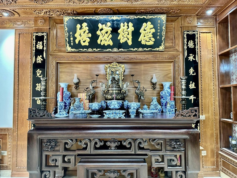 trang trí phòng thờ 25