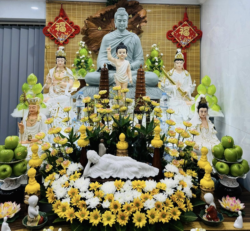 trang trí phòng thờ 29