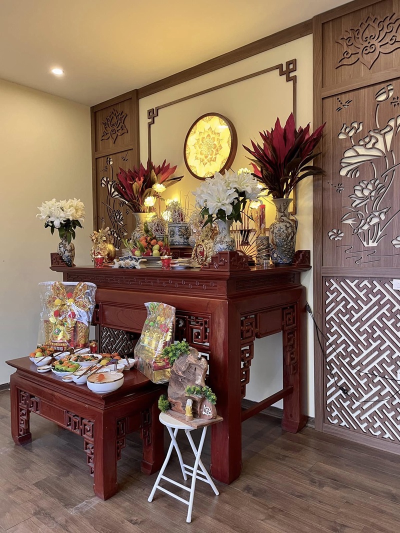 trang trí phòng thờ 3