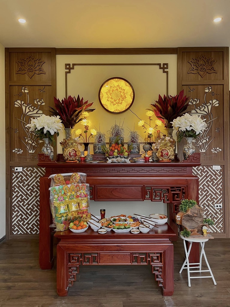 trang trí phòng thờ 4