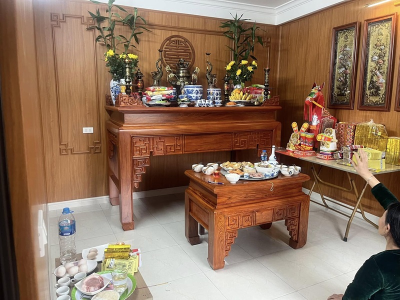 trang trí phòng thờ 5