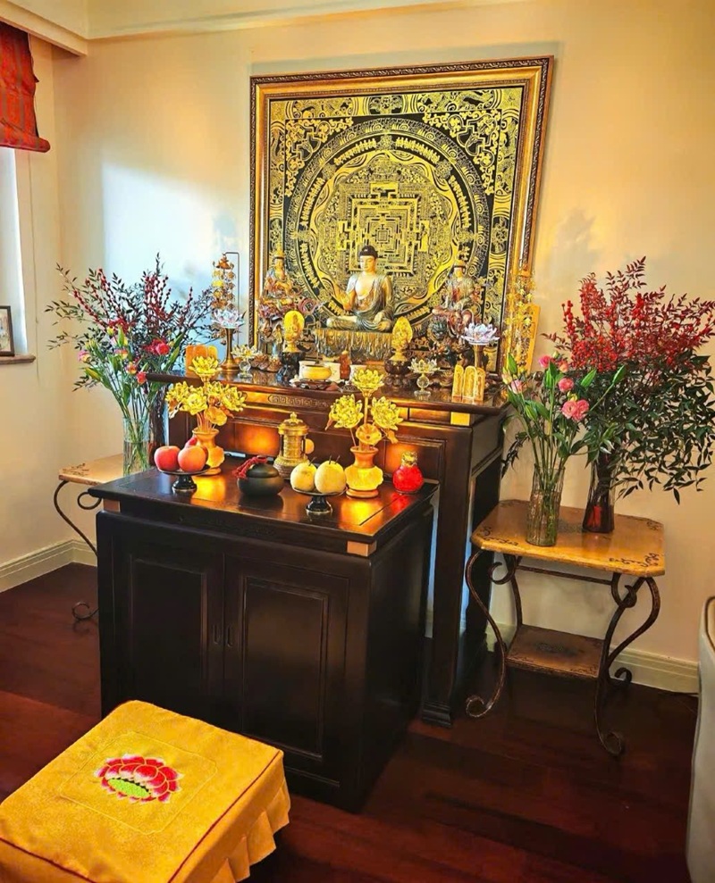 trang trí phòng thờ 8