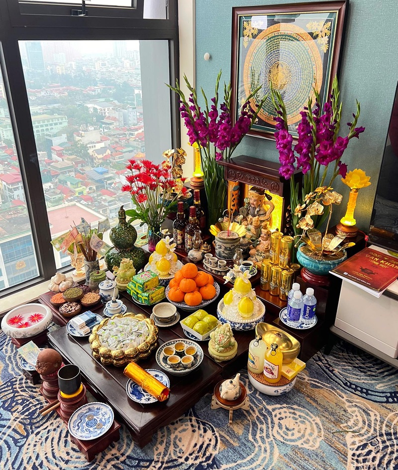 trang trí phòng thờ 9