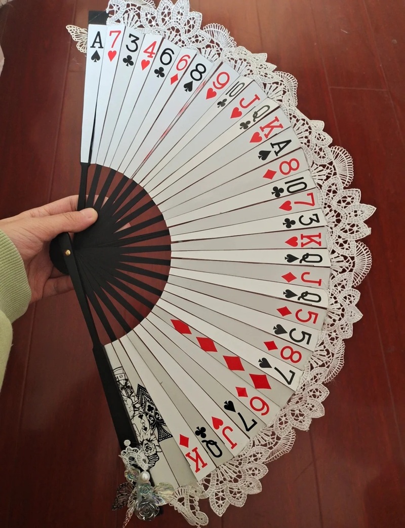 trang trí quạt giấy 11