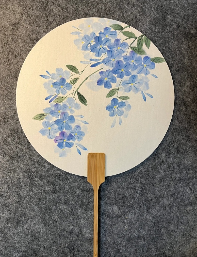 trang trí quạt giấy 12