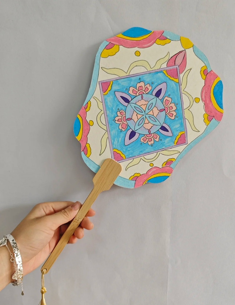 trang trí quạt giấy 26