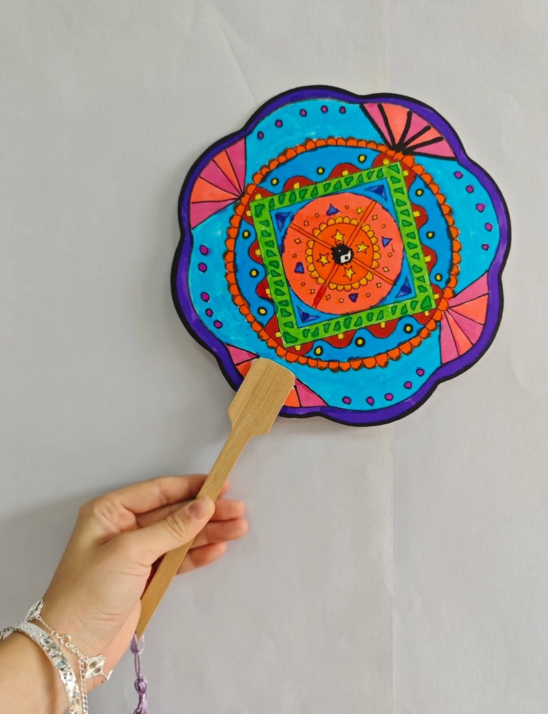 trang trí quạt giấy 28