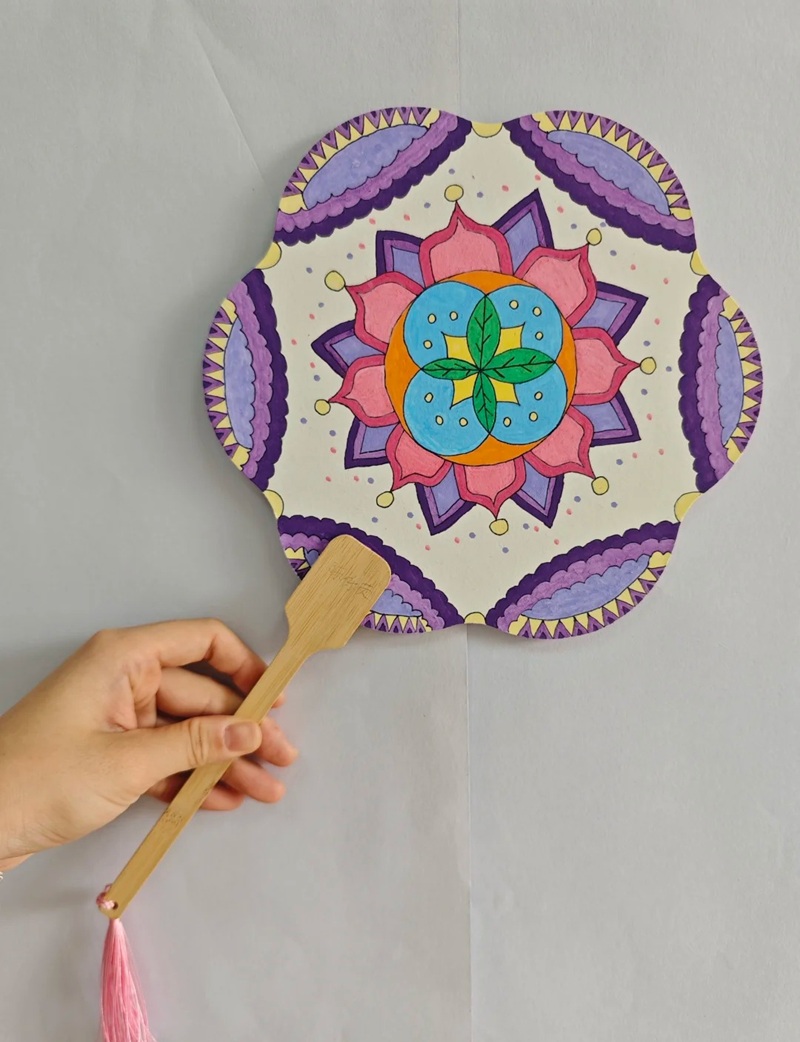 trang trí quạt giấy 31