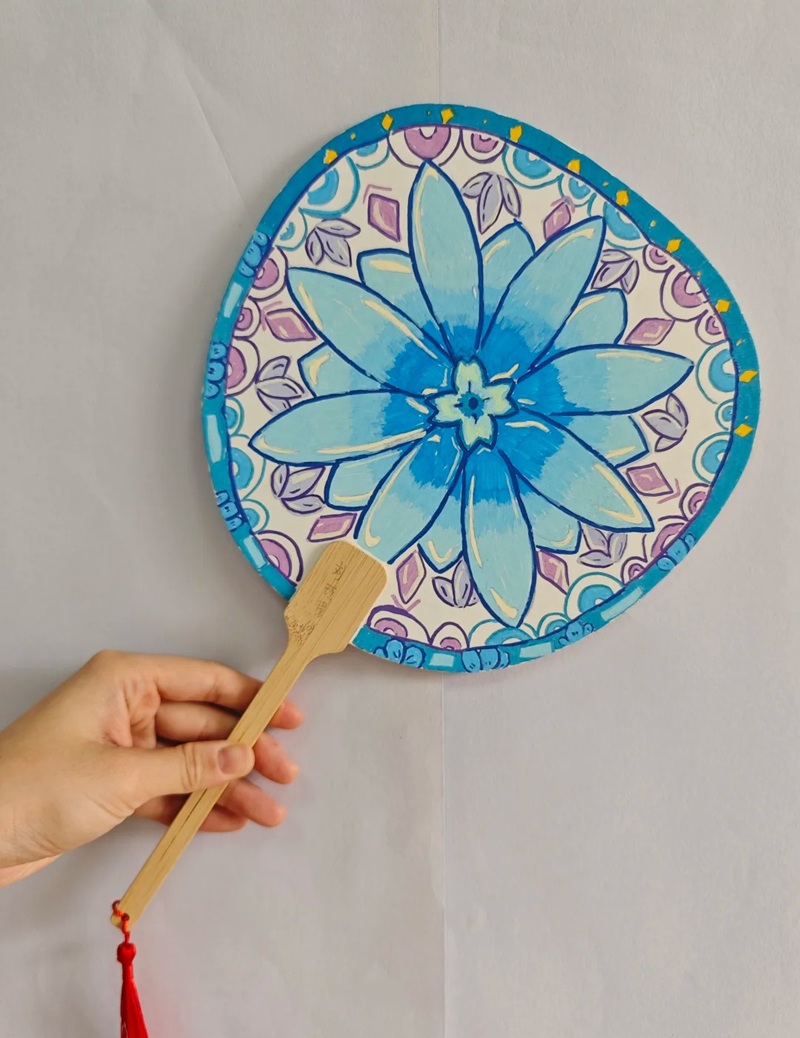 trang trí quạt giấy 32