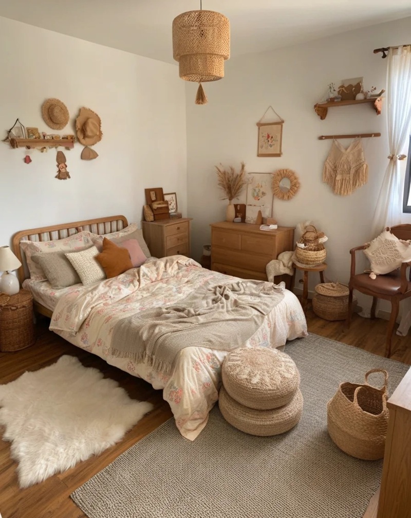 trang trí tường phòng ngủ 17