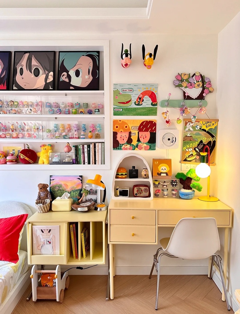 trang trí tường phòng ngủ 29