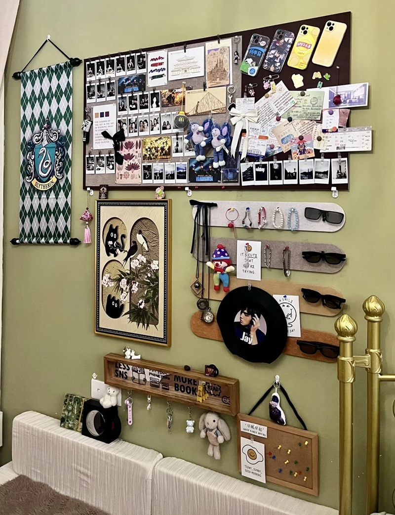 trang trí tường phòng ngủ 9