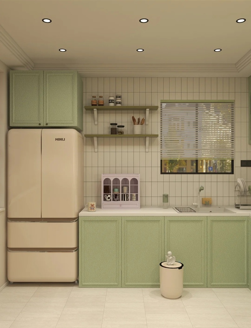 trang trí tường bếp 12