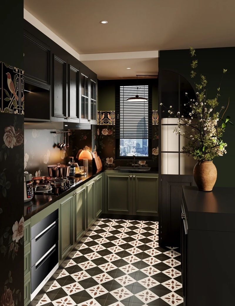 trang trí tường bếp 27