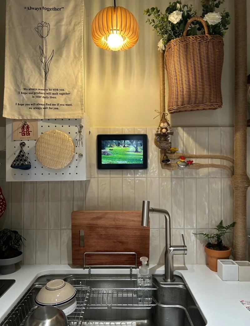 trang trí tường bếp 31 