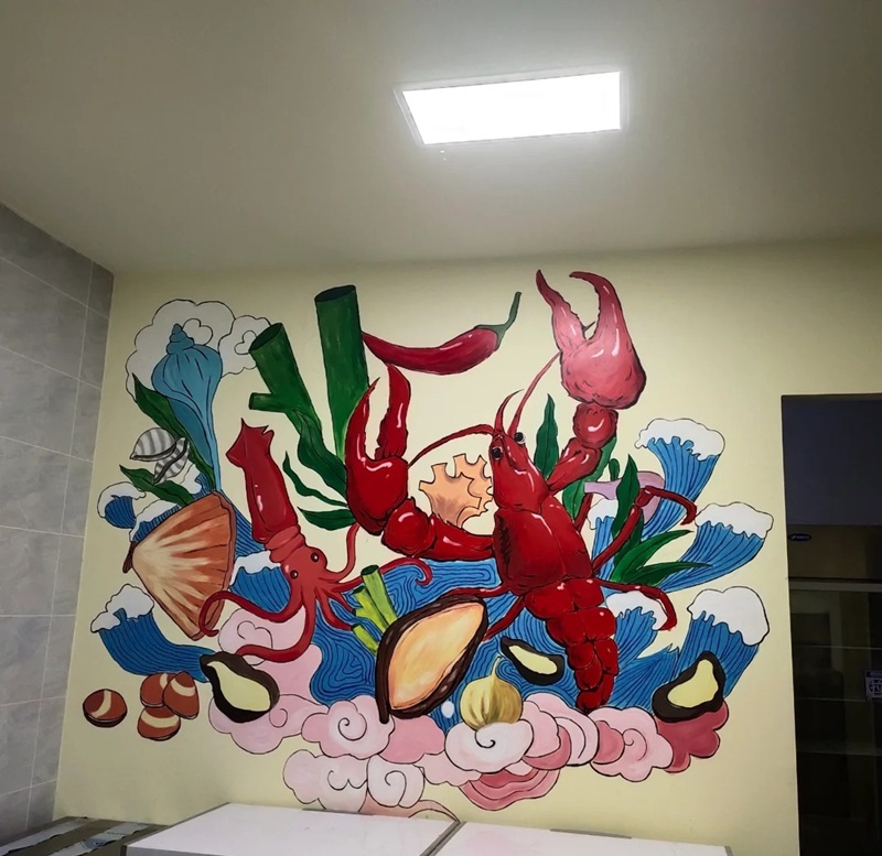 trang trí tường bếp 32