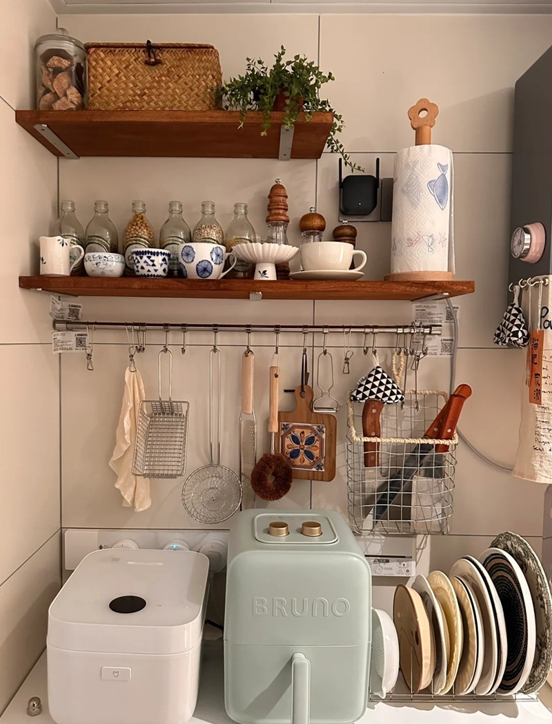 trang trí tường bếp 36