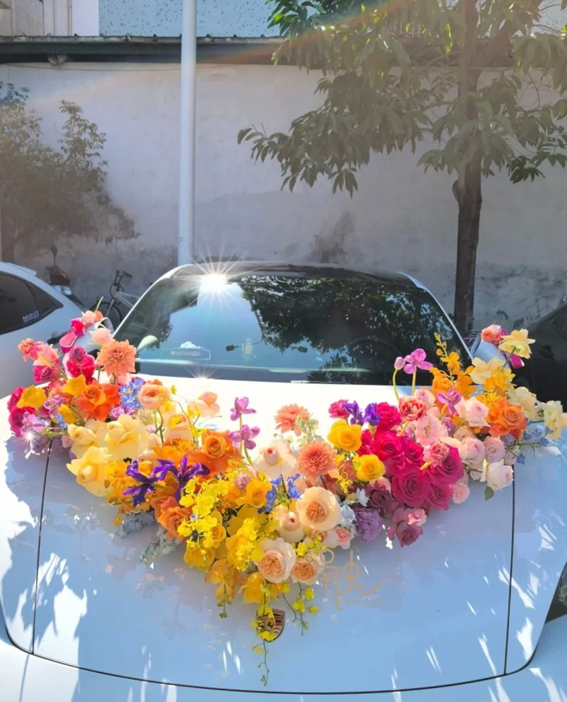 trang trí xe hoa 21