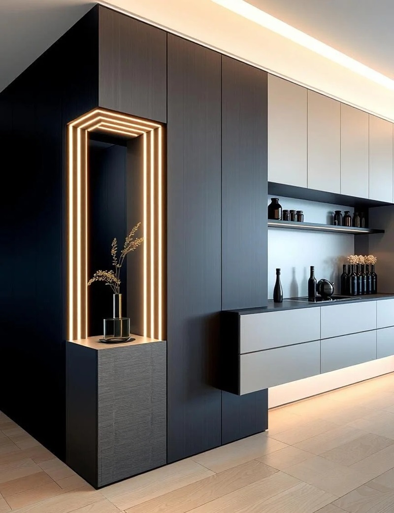 tủ kệ trang trí phòng khách