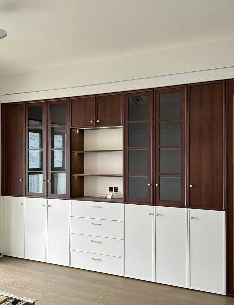 tủ trang trí phòng khách 10