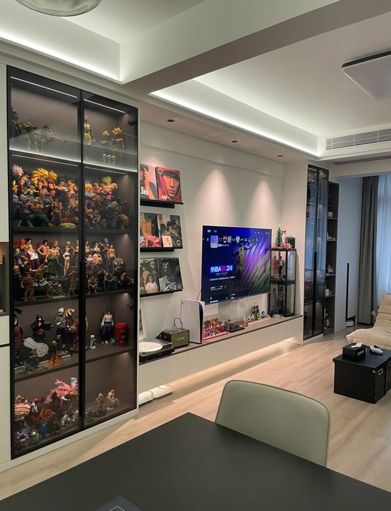 tủ trang trí phòng khách 15