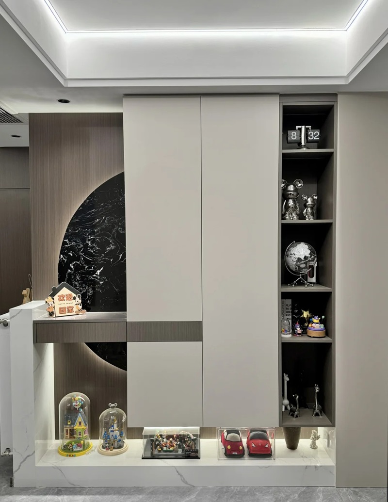 tủ trang trí phòng khách 22