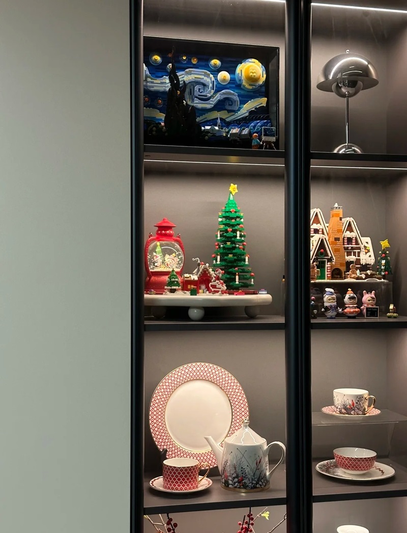 tủ trang trí phòng khách 30