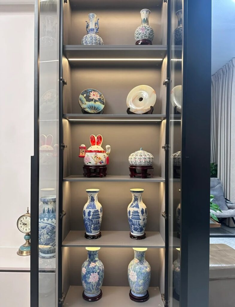 tủ trang trí phòng khách 37